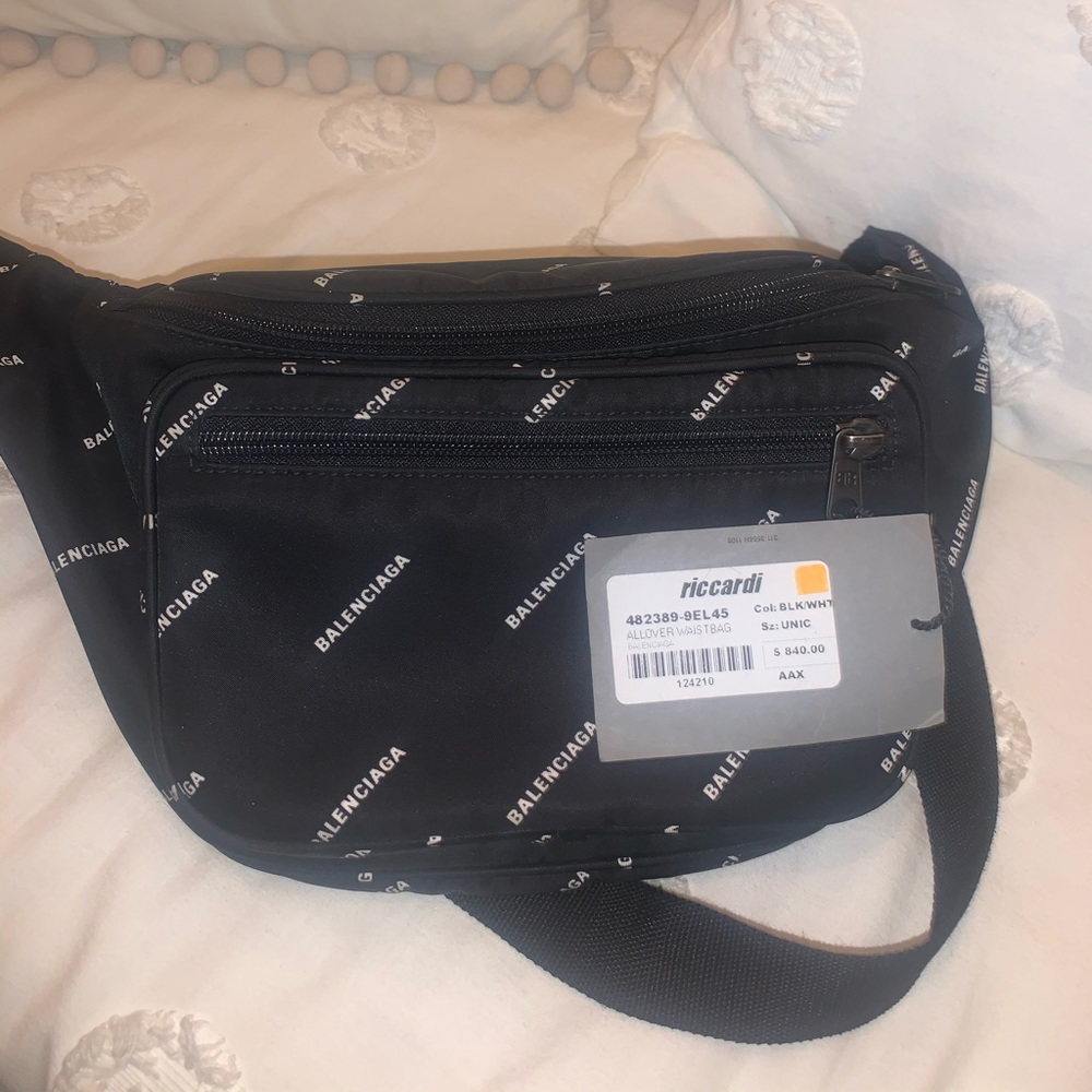 Balenciaga all over waist bag